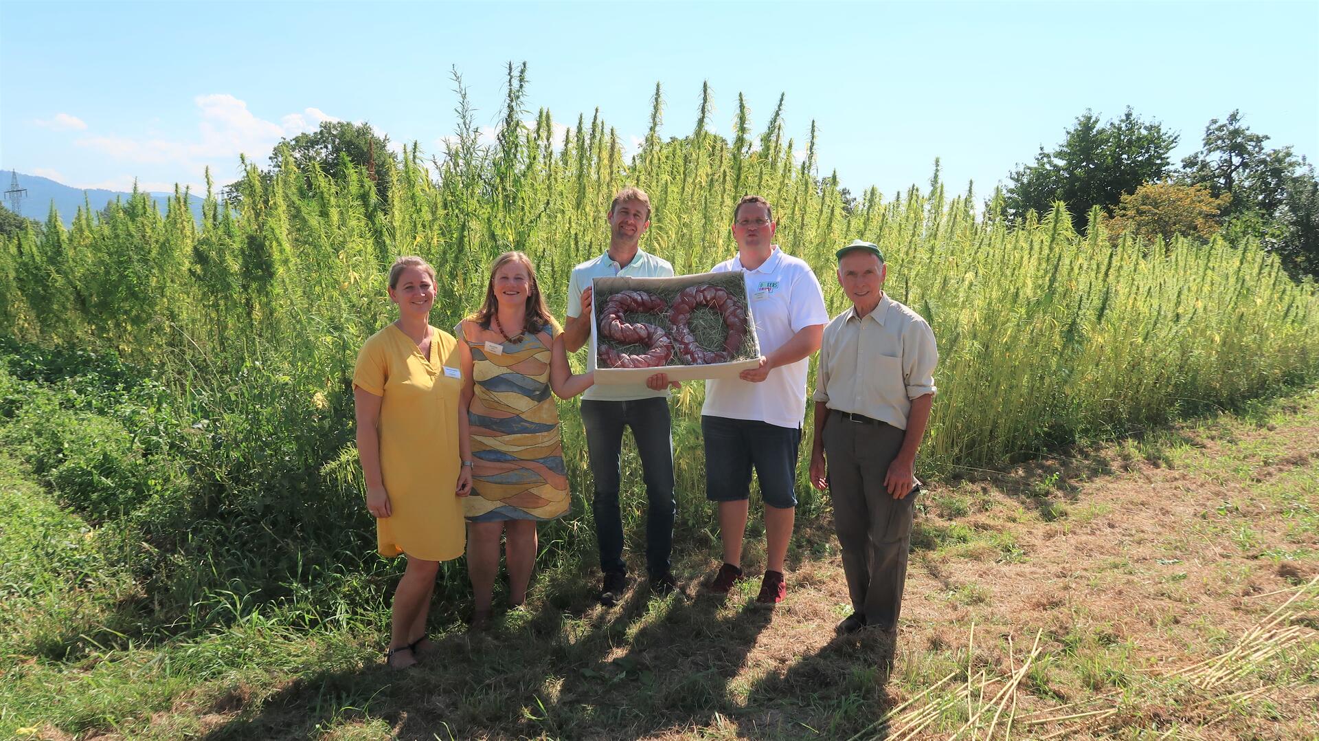 Eine duftende 50 von der Eselsmühle für 50 Jahre biodynamischen Anbau auf Deckers Biohof