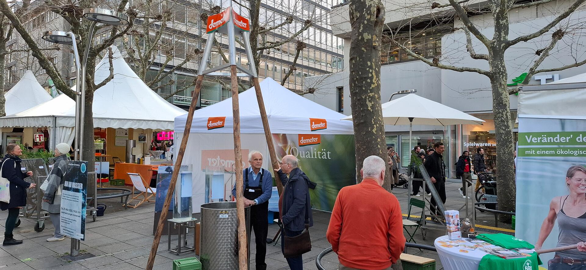 Steiner Jubiläum Schlossplatz, Stuttgart