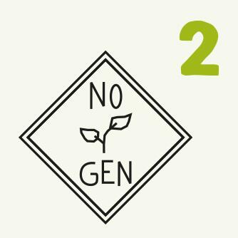 Nummer 2 Zeichnung Schild keine Gentechnik